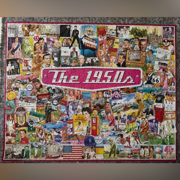 White Mountain The 1950s Jigsaw puzzle 1000 pieces - Picture 2 of 3